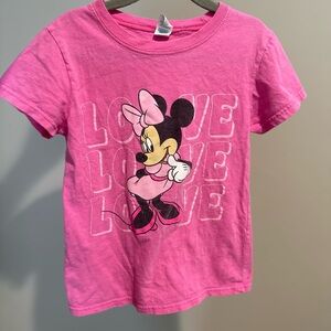 Disney Minnie Mouse Love Pink T-Shirt